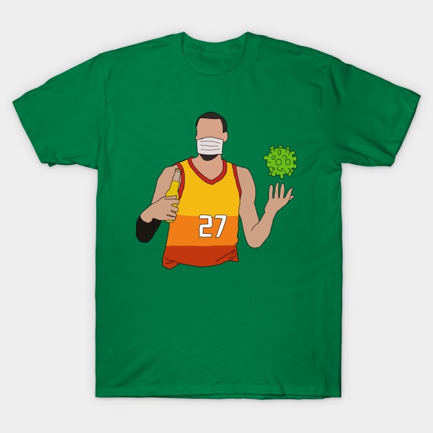 Rudy Gobert - Coronavirus T-Shirt by balliswife24